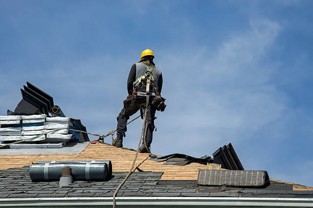 Professional Flat Roof Repair technician working in Del Mar, CA